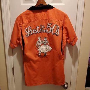 Bowling Shirt with Lost in the 50's decal